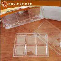 ราคา BOXEATPAK ห่อ50ชุด E82ถาด6ช่องฐานใส+ฝา กล่องเบเกอรี่ 6ช่องฐานใส E82 กล่องหลุมเค้กเหลี่ยม (40718662165)
