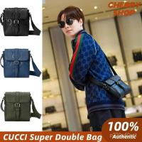 ราคา กุชชี่ Gucci Super Double G Small Messenger Bagกระเป๋าสะพายข้างผู้ชาย (41806882630)