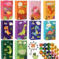 ราคา 30 ชิ้นไดโนเสาร์กระเป๋า Thicken กระดาษกระเป๋าไดโนเสาร์ไม่มีกลิ่นรีไซเคิล Dino Party กระเป๋า SHOPQJC4792 (44466175049)