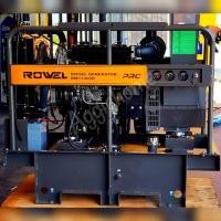 ราคา ROWEL เครื่องปั่นไฟ ดีเซล รุ่น RW11000D (220V./11000วัตต์ / 20HP/ เครื่องยนต์ 4สูบ ) เครื่องกำเนิดไฟฟ้า ปั่นไฟ ดีเซล (28219871439)