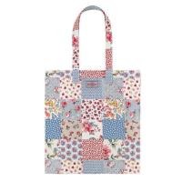 ราคา Cath Kidston Cotton Bookbag Cottage Patchwork Cream Multi กระเป๋าผ้าลายน่ารัก กระเป๋าถือผ้าคอตตอน (3744974405)