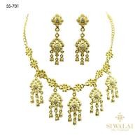 ราคา Siwalai สร้อยชุดไทยพร้อมต่างหู รุ่น SS-701 (20951716843)