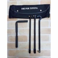 ราคา ร้านไทย เหล็กหมุนยางอะไหล่ ด้ามขันยางอะไหล่ 3 ท่อน สำหรับ TOYOTA ISZUZU NISSAN (40618192816)