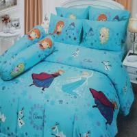 ราคา ลิขสิทธิ์แท้ จาก Jessica cotton100% ชุดเครื่องนอน6ฟุต +ผ้านวม Frozen รหัส FZC001 (114526900)