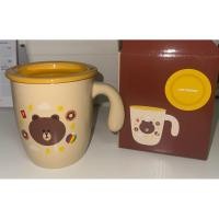 ราคา แก้วมัค แก้วน้ำลาย LINE FRIENDS พี่หมีBrown 7-11 (44368576902)