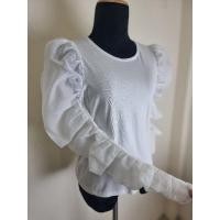 ราคา 490เสื้อเเบรน ZARAไซส์S ผ้าดีเสื้อยืดผสมชีฟอง (29730298831)