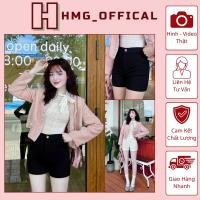 ราคา กางเกงขาสั้นเต้นรําผู้หญิงเอวสูง อูมิ ผ้าสกินนี่เกาหลี-กางเกงขาสั้นเอวสูงผู้หญิงหนาซิป 4-ทาง ยืด ม01 (41601773289)