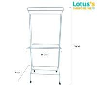ราคา โลตัส ราวตากผ้า รุ่น L- 168 LOTUS'S CLOTHES DRYING RACK MODEL L- 168 - BLUE/WHITE (2616328718)