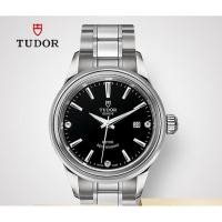 ราคา Tudor (TUDOR ) นาฬิกาแฟชั ่ นหญิงปฏิทินอัตโนมัตินาฬิกาสุภาพสตรีสวิส 28 มม.m12100-0004 สายเหล ็ กสีด (27552762451)