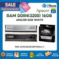 ราคา APACER NOX DDR4 BUS 3200 8GB / 16GB มีสองสี BLACK / WHITE รับประกันตลอดการใช้งาน (AH4U16G32C28YMWAA-1) (27132377203)