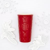 ราคา เเก้ว Starbucks ของเเท้ แก้วเซรามิคส์ 2 ชั้น เคลือบสีแดง ประดับคริสตัล Swarovski ขนาด 10 ออนซ์ พร้อมกล่อง (1930258023)