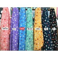 ราคา ผ้าไหมอิตาลีลายดอกไม้สีหวานๆ #25 พิเศษ ซื้อ 10 เมตรแถมฟรี 1 เมตร (8126606437)