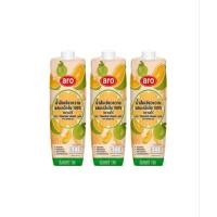 ราคา เอโร่ น้ำส้ม 100% ผสมเกล็ดส้ม 1 ล. x 3 (29963906113)