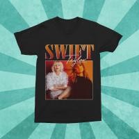 ราคา 【ใหม่】ผ้าฝ้ายคอกลมเสื้อยืด Taylor Swifttaylor Swift สไตล์วินเทจ ยุค 90from S-4XL (19989148665)