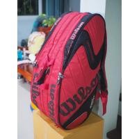 ราคา กระเป๋าใส่เรกเกต Wilson ของแท้ 100% 3 ช่องใหญ่ สะพายหลัง หุ้มทั้งไม้ ซิปดีทุกตัว มีฟรอยกันความร้อน จุของได้เยอะ (3085104294)