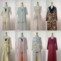 ราคา 10. ชุดคลุมนอนแบบยาว ชุดคลุมอาบน้ำ ชุดคลุมวินเทจ (7854593404)