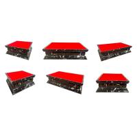 ราคา ฐานวางพระ ฐานรองพระ ฐานพระลายหินอ่อนดำ พื้นกำมะหยี่แดง เกรดA Premium [หินอ่อนดำ/พื้นแดง] (22872266784)