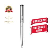 ราคา Parker Vector 2 Stainless Steel Ballpoint Chrome Trim & Gold Trim Original (20084294430)