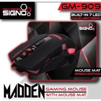 ราคา Signo LED Gaming Mouse with Mouse Pad รุ่น GM-909BLK (black) (2902803776)