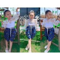 ราคา โจงกระเบนเด็ก​ ชุดไทยโจงกระเบน​ ชุดโจงกระเบน​ ชุดไทยเด็ก​ โจงกระเบน ชุดไทยเด็กผู้หญิง (20781886032)