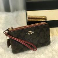 ราคา กระเป๋าคล้องมือ 2ซิปS coach จากUSA (7807679440)