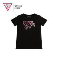 ราคา GUESS เสื้อยืดโลโก้ด้านหน้าเด็กผู้หญิง (J3RI06K6YW1) (24746620462)