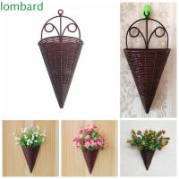 ราคา Lobard เลียนแบบหวายแขวนตะกร้าดอกไม้,แขวนผนังพลาสติกประดิษฐ์แขวนผนังกระถางดอกไม้,แขวนตะกร้าสามเหลี่ยมจําลองแจกันดอกไม้หม้อตกแต่งในร่ม (44213384625)