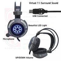 ราคา OKER หูฟังเกมมิ่ง ระบบเสียง7.1 Vibration Gaming Headset รุ่น X90 (992311993)