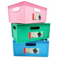 ราคา กล่องเก็บของ กล่องจัดระเบียบ กล่องพาสติก ตะกร้าเก็บของ ลังพาสติก (15589897290)