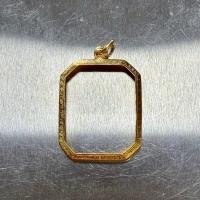 ราคา กรอบพระทองแท้80 รุ่นหลวงพ่อปานขี่ไก่ (ก 2.3 x ย 2.9) (25093718061)