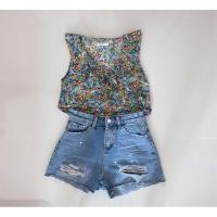 ราคา เสื้อแขนกุดลายดอกCc-Oo (20087143872)