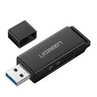 ราคา UGREEN CM104 รุ่น 40752 อุปกรณ์แปลงสัญญาณ USB 3.0 M to TF+SD Card Reader (Black) (21726915250)