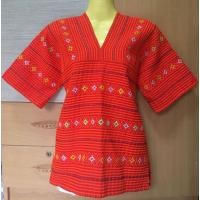 ราคา เสื้อกะเหรี่ยงแขนยาว ผ้าปักมือม้งแท้ทั้งตัว (11259119459)