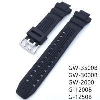 ราคา (สีดำด้าน) สายนาฬิกา สายทดแทน ใช้ได้กับ Casio G Shock GW2000 GW3000B GW3500B G-1200B G-1250B และ Sport Watch (5408044475)
