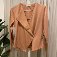 ราคา เสื้อแขนยาว สีชมพู ใส่ทำงาน ทรงสวย แบรนด์ Panicha (22555257871)