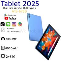 ราคา tablet รุ่นใหม่ 2024 รองรับการใส่ซิม 5G รุ่น A15-6750 จอใหญ่ แบตอึด ใช้งานง่าย (29076144890)