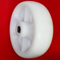 ราคา #รถเข็น# ล้อรถเข็น ล้อพีวีซีบุช 4นิ้วสำหรับแกนเพลาโต3/8นิ้ว พร้อมปลอกบุชเหล็ก ล้อรถเข็นอุตสาหกรรมอาหาร ล้อรถเข็นDIY (5133530338)