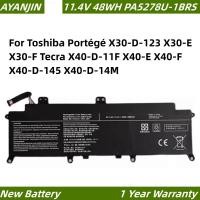 ราคา PA5278U-1BRS 11.4V 48WH แบตเตอรี่แล็ปท็อปสำหรับ Toshiba Portégé X30-D-123 X30-E X30-F Tecra X40-E X40-F X40-D-145 X40-D- (25031377131)