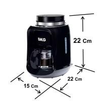 ราคา [จัดส่งเร็ว] ❉SKG เครื่องบด-ชง กาแฟคั่วสดในตัว 6แก้ว รุ่น SK-1204 สีดำ♜ (12919488517)
