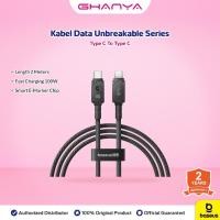 ราคา Baseus Unbreakable Data Cable Series Type C ถึง Type C 100W ชาร์จเร็ว 100 วัตต์ 25W 45W 60W 2 เมตร (40403827498)