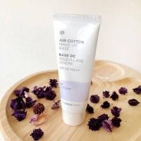 ราคา The Face Shop Air Cotton MakeUp Base SPF30 PA++ 35ml .#02 Lavender เมคอัพเบสสีม่วงเนื้อเนียนนุ่ม (40400529898)