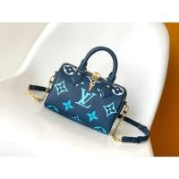 ราคา LOUIS VUITTON Speedy 20 กระเป๋าหนังทรงหมอน กระเป๋าถือสะพายข้าง สำหรับผู้หญิง M46517 730 (27884040555)