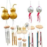 ราคา โมบาย กระดิ่งลม แท่งเหล็กตันน้ำเต้าทองน้ำเต้าเงิน ลูกแก้ว แท่งสีเงินทอง 4 แท่ง(พร้อมส่ง) (25213959716)