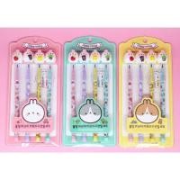 ราคา Molang ฟิกเกอร์ดินสอ 1 ชุด (4 ชิ้น) สุ่มสี (18641129715)