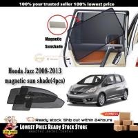 ราคา ม่านบังแดดแม่เหล็ก Honda Jazz 2008-2013 (4 ชิ้น) (21480140606)