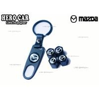 ราคา จุ๊บลมล้อรถยนต์ จุกฝาปิดลมยางพร้อมประแจ Mazda สีดำ ฝาปิดจุกลม ยางรถยนต์ Mazda จุกฝาปิดลมยางพร้อมประแจ (9361798893)
