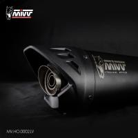 ราคา ท่อ Mivv สำหรับ HONDA FORZA 300 2018 > 2020 | SLIP-ON MOVER BLACK PAINTED STAINLESS STEEL (18940182470)