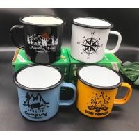 ราคา ราคาโปรโมชั่นแก้วสังกะสีเคลือบอีนาเมล ขอบสแตนเลสสูง 9 cm เข้าปากกว้าง 10 cm อย่างหนา (2309491313)