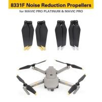 ราคา 2 คู่ 8331F ใบพัดเสียงรบกวนต่ําสําหรับ DJI Mavic Pro Platinum/Mavic Pro Drone Quick-Release พับใบมีด Props เปลี่ยนปีก (41552263686)