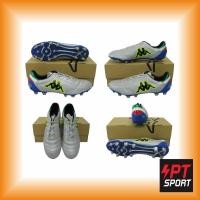 ราคา รองเท้ากีฬา รองเท้าสตั๊ด KAPPA GF 15G8 KAPPA SOCCER VALENZIO TOUCH II FG.AG เงินดำ (2671023739)